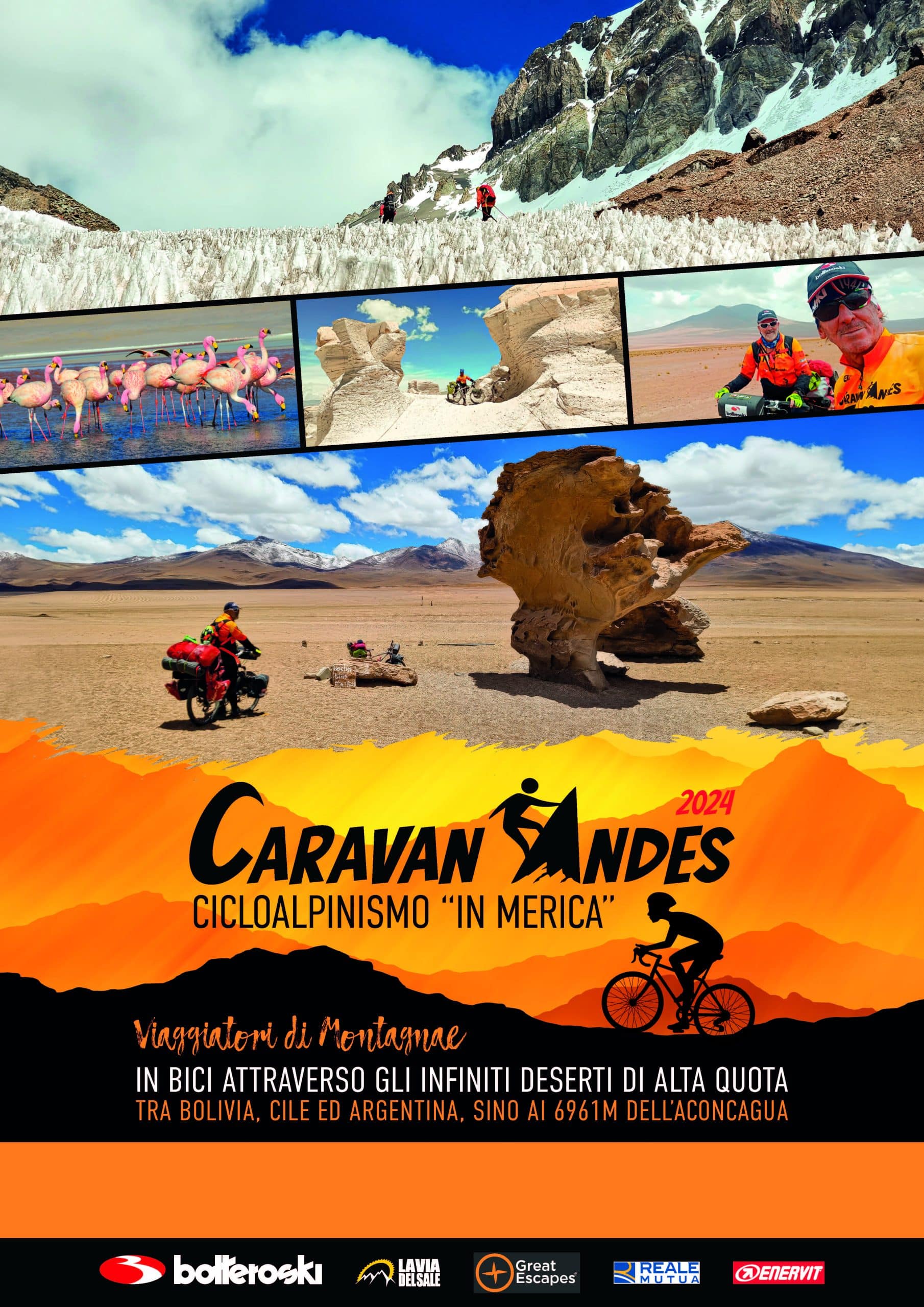 Caravan Andes : Une aventure à vélo et en montagne à travers la Bolivie, le Chili et l'Argentine