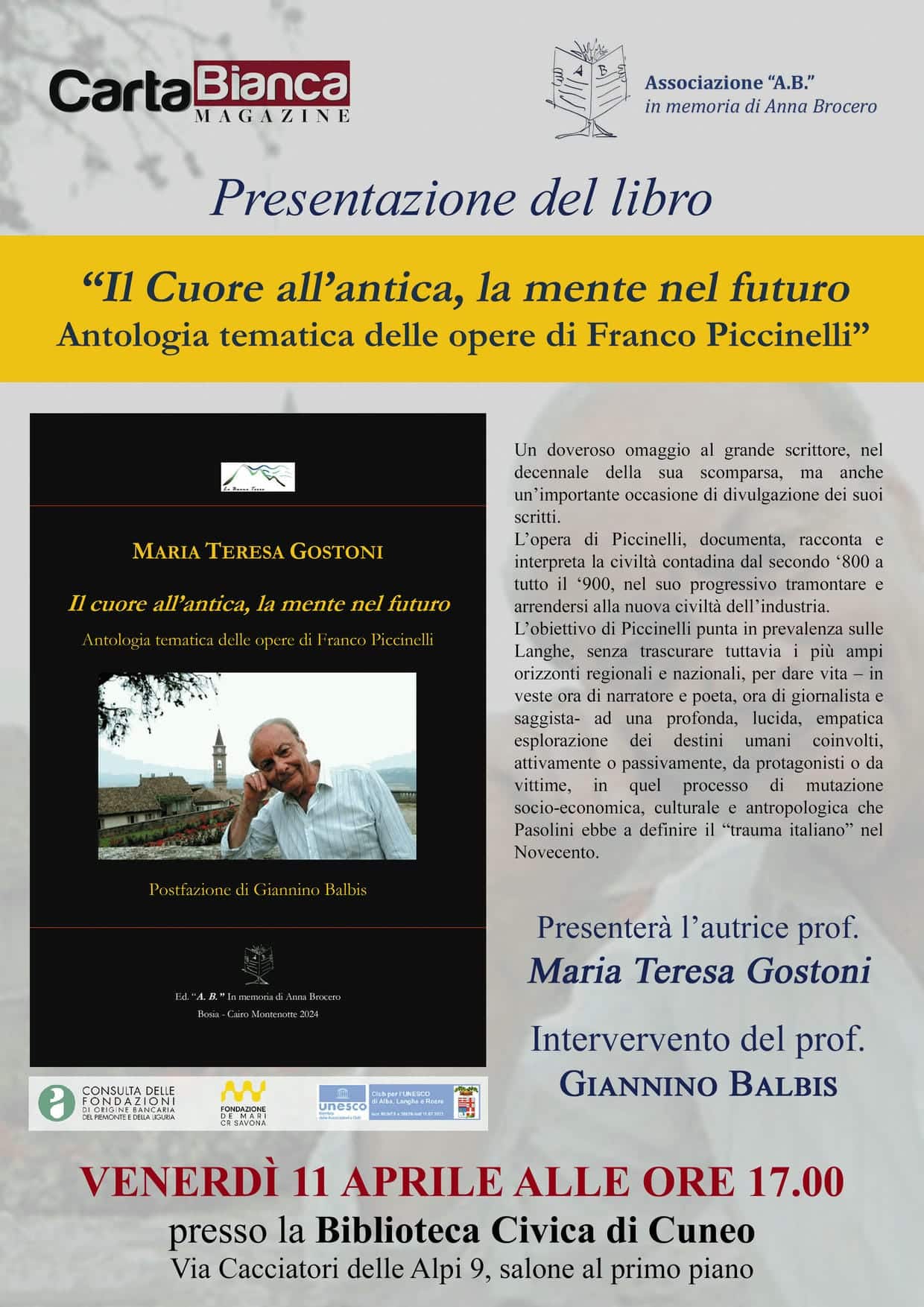 Il Cuore all&rsquo;antica, la mente nel futuro