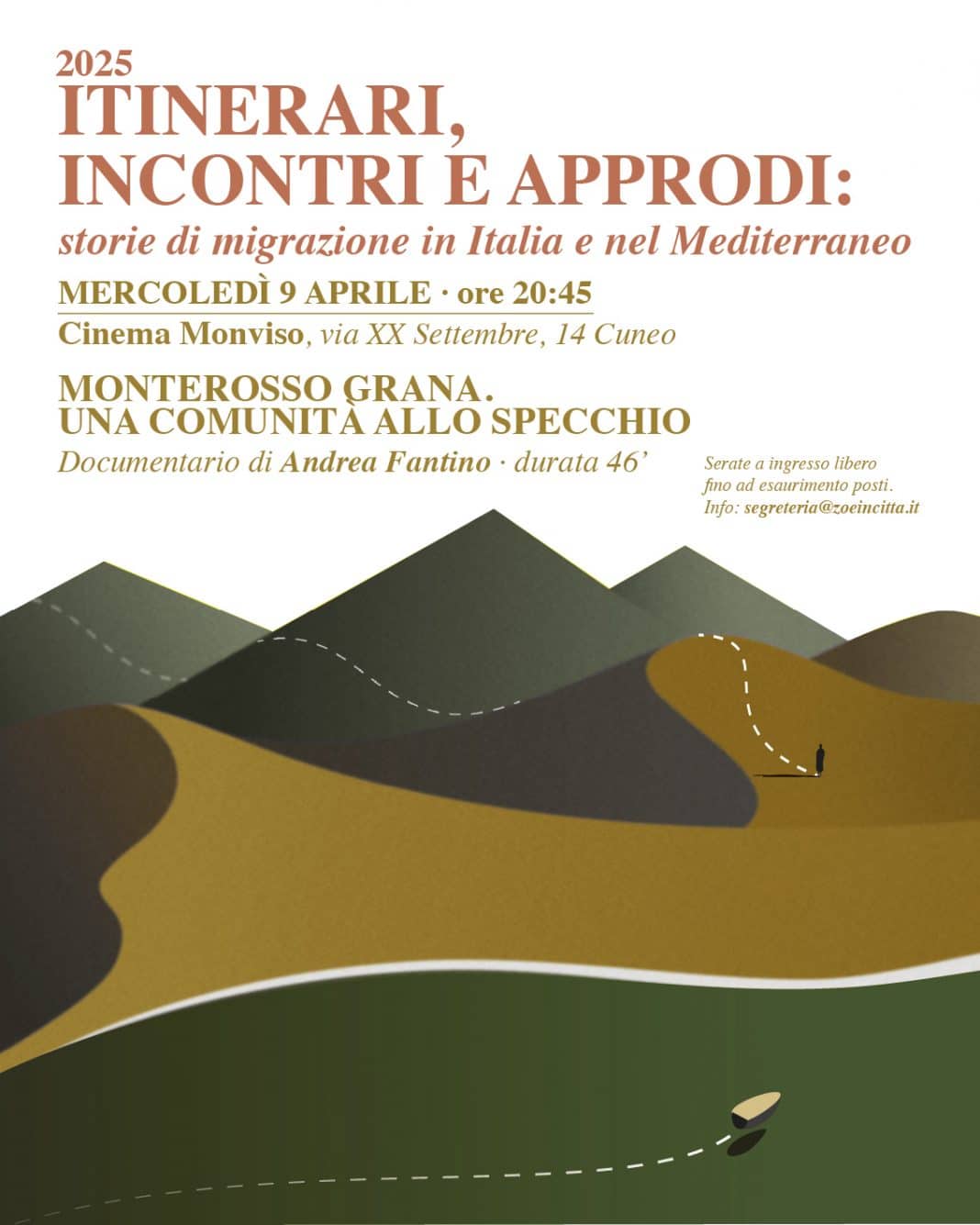 Itinéraires, rencontres et atterrissages : Monterosso Grana. Une communauté dans le miroir
