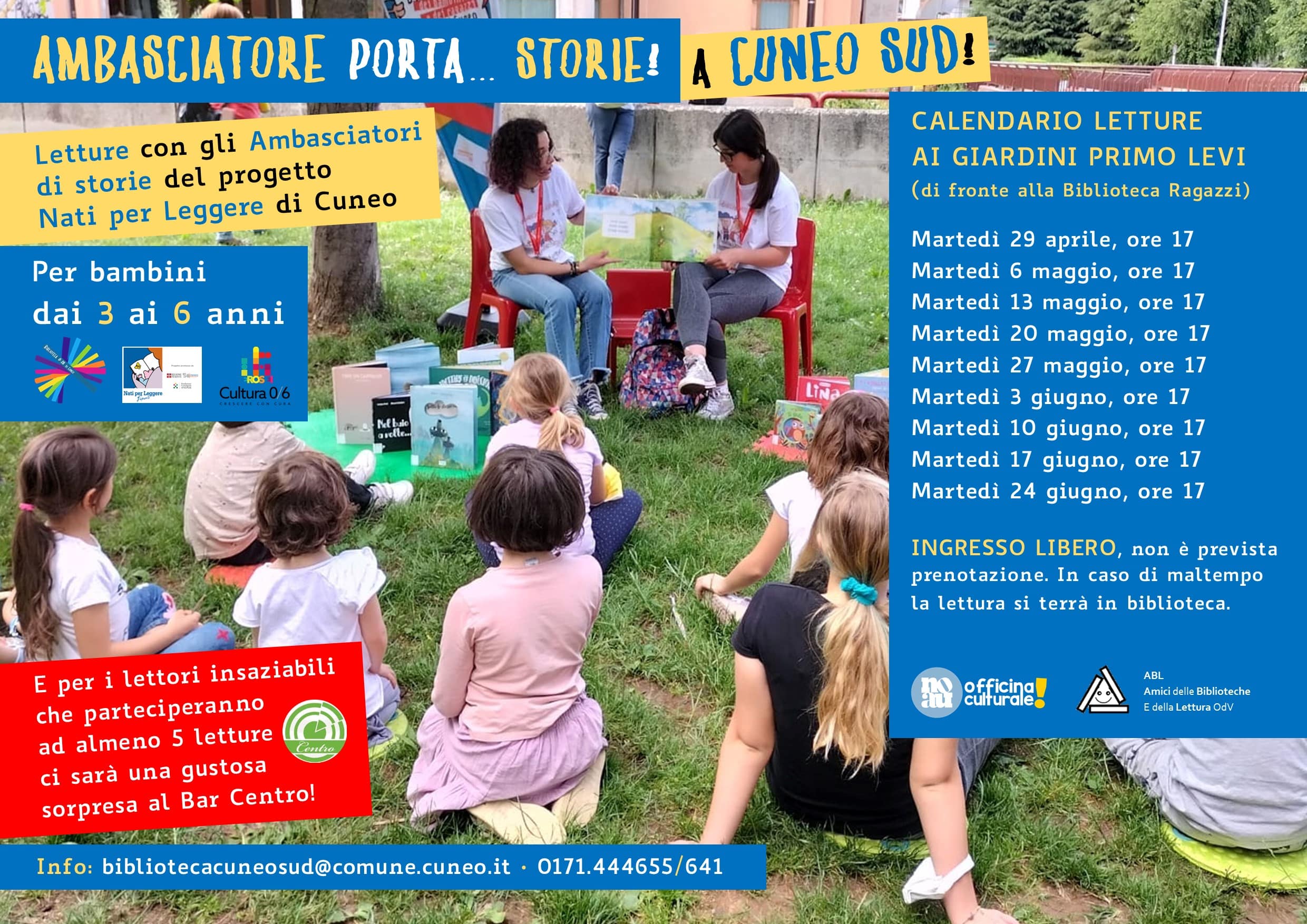 Ambasciatore porta storie a Cuneo Sud