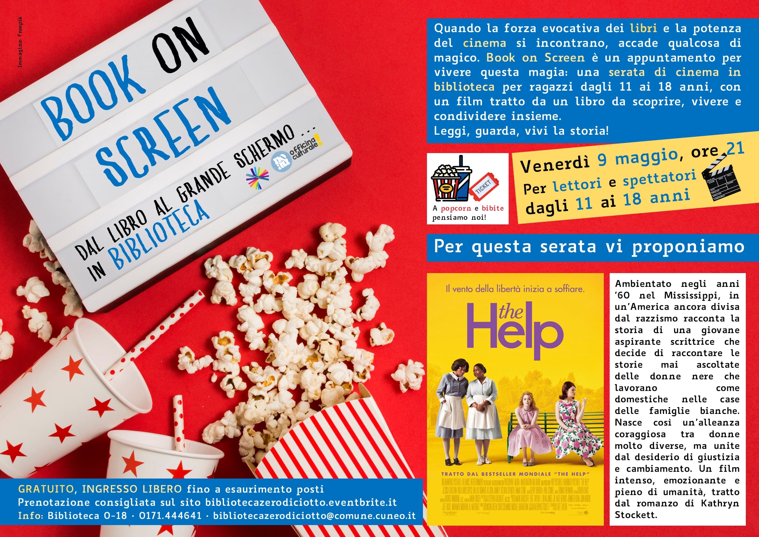 Book on screen