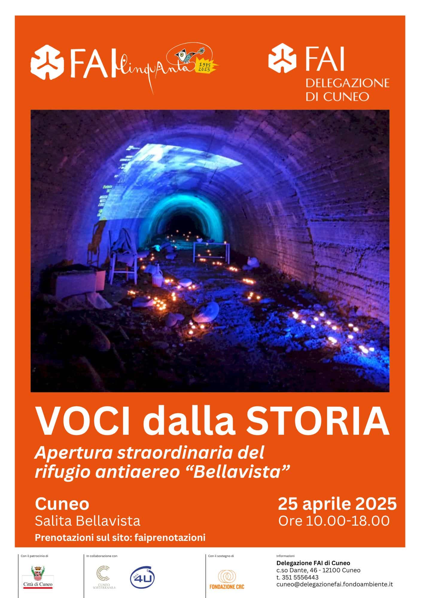 VOCI DALLA STORIA: Apertura straordinaria del rifugio antiaereo “Bellavista”
