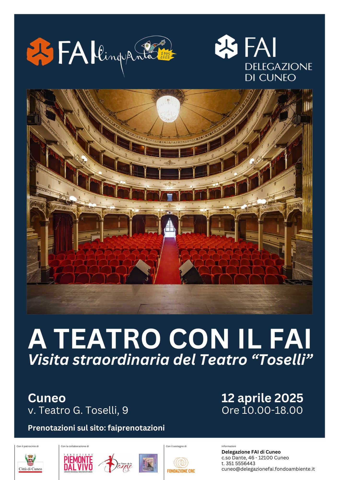 A teatro con il FAI. Visita del Teatro Toselli