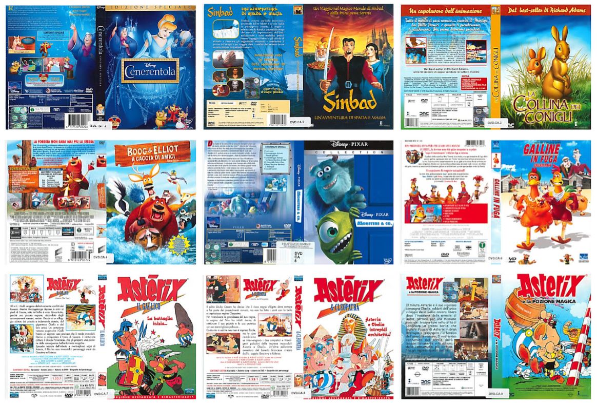 DVD covers