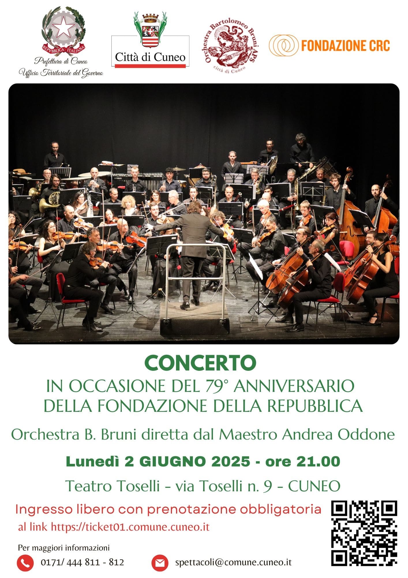Festa della Repubblica 2025 | Concerto dell’Orchestra Bartolomeo Bruni