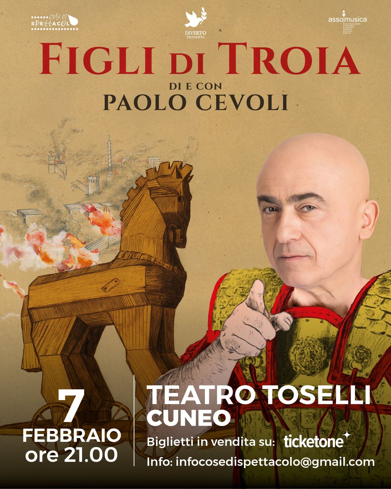 FIGLI DI TROIA DI E CON PAOLO CEVOLI