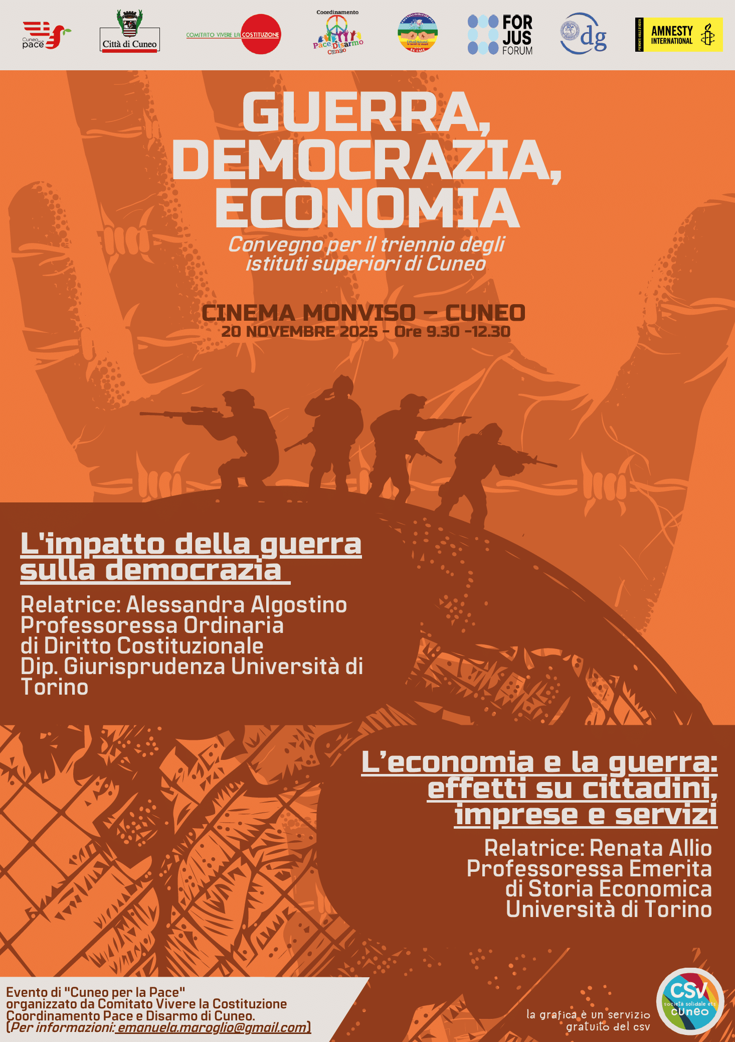 CONVEGNO: GUERRA, DEMOCRAZIA, ECONOMIA