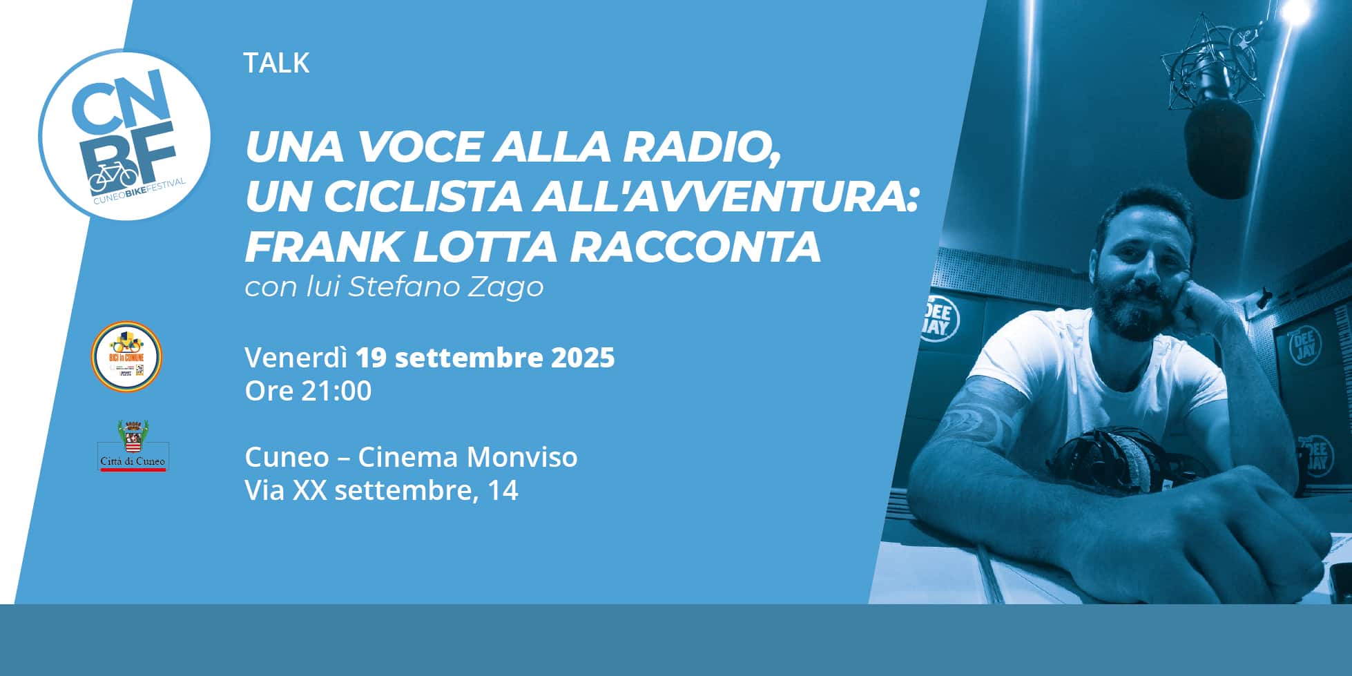 UNA VOCE ALLA RADIO, UN CICLISTA ALL’AVVENTURA: FRANK LOTTA RACCONTA