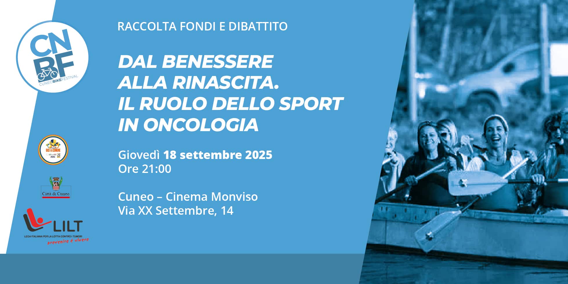 DAL BENESSERE ALLA RINASCITA. IL RUOLO DELLO SPORT IN ONCOLOGIA
