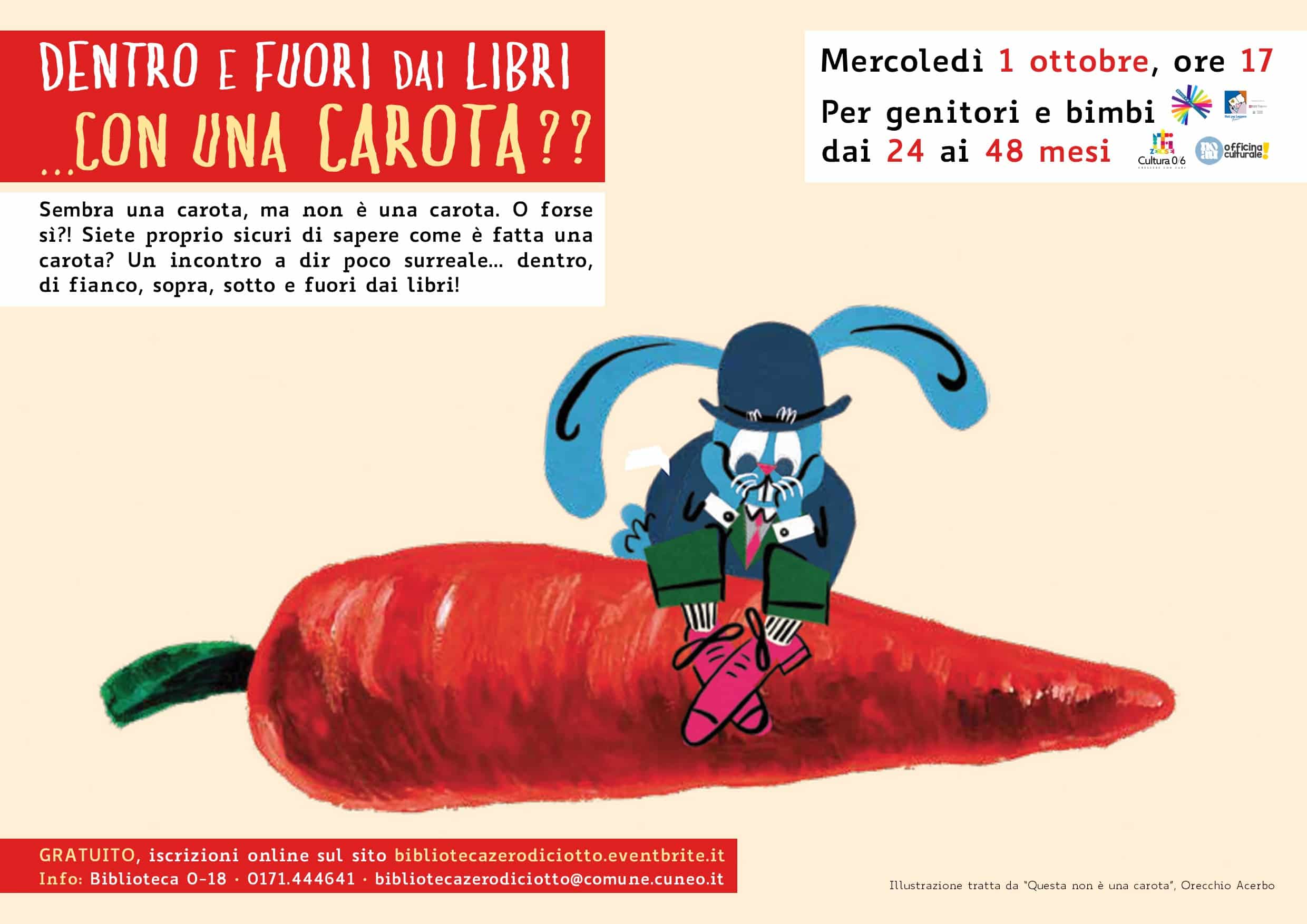 Dentro e fuori dai libri... con una carota??