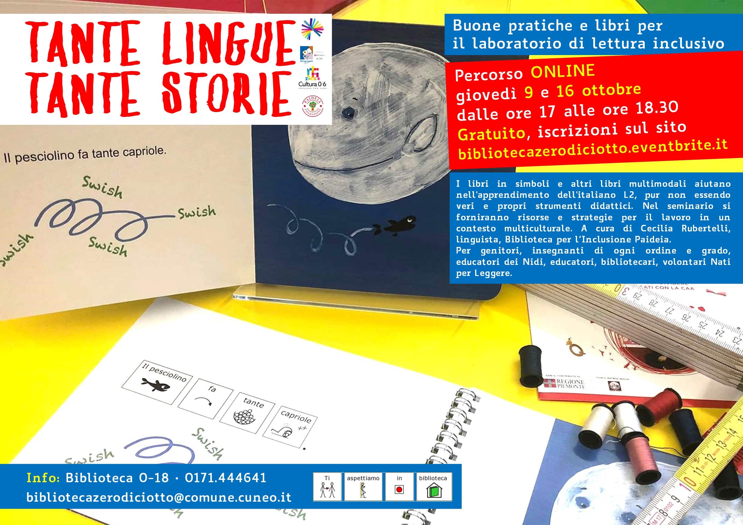 Tante lingue, tante storie • Percorso formativo ONLINE per ADULTI)