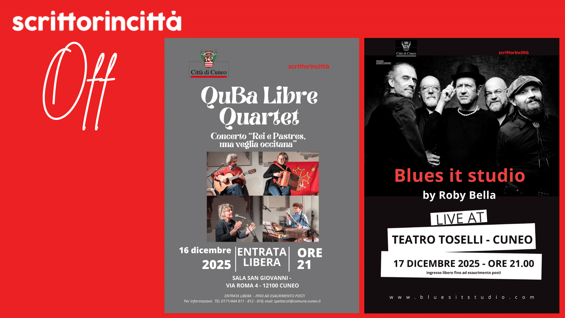 Scrittorincittà Off