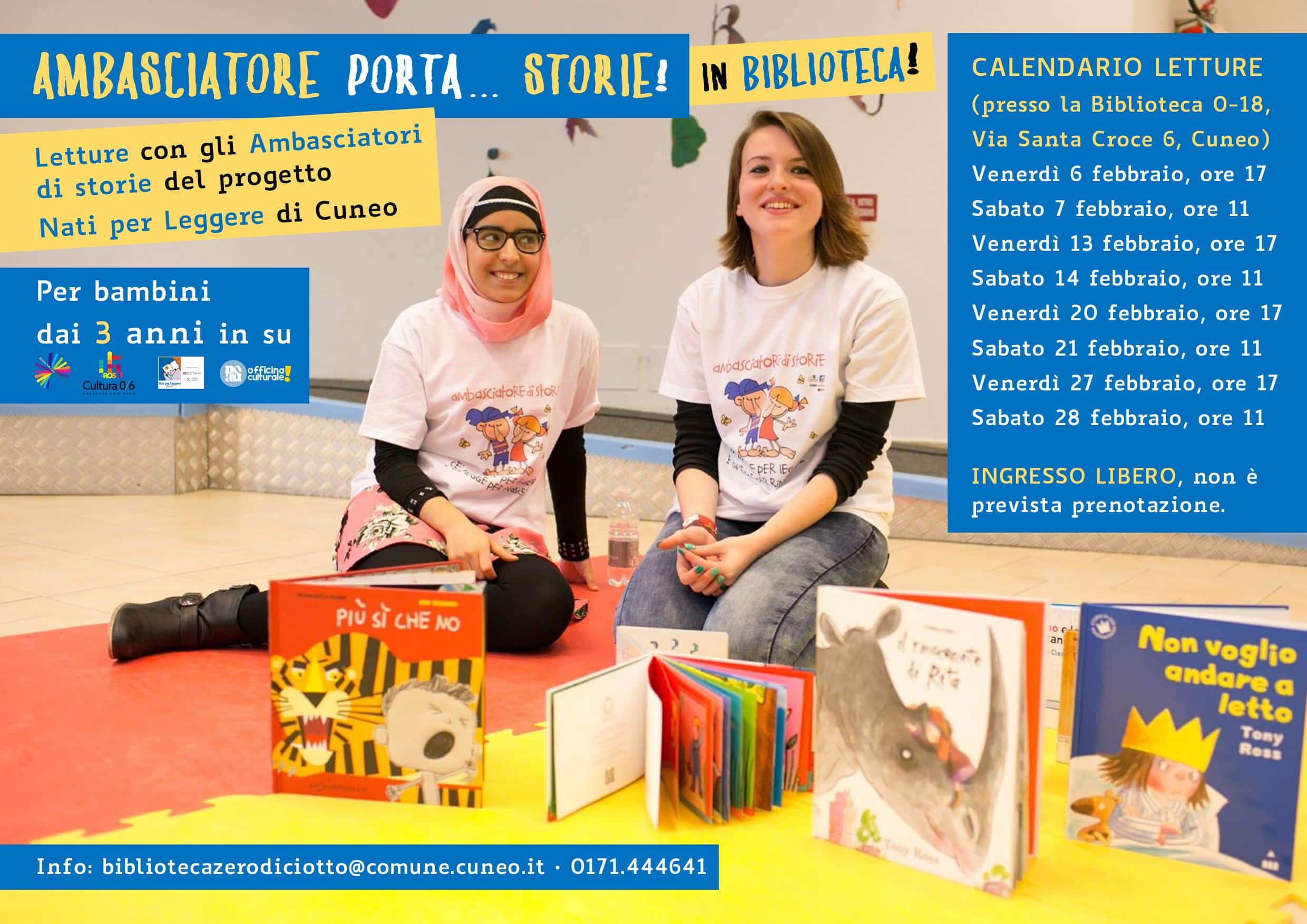 Ambasciatore porta… storie! In biblioteca (dai 3 anni)