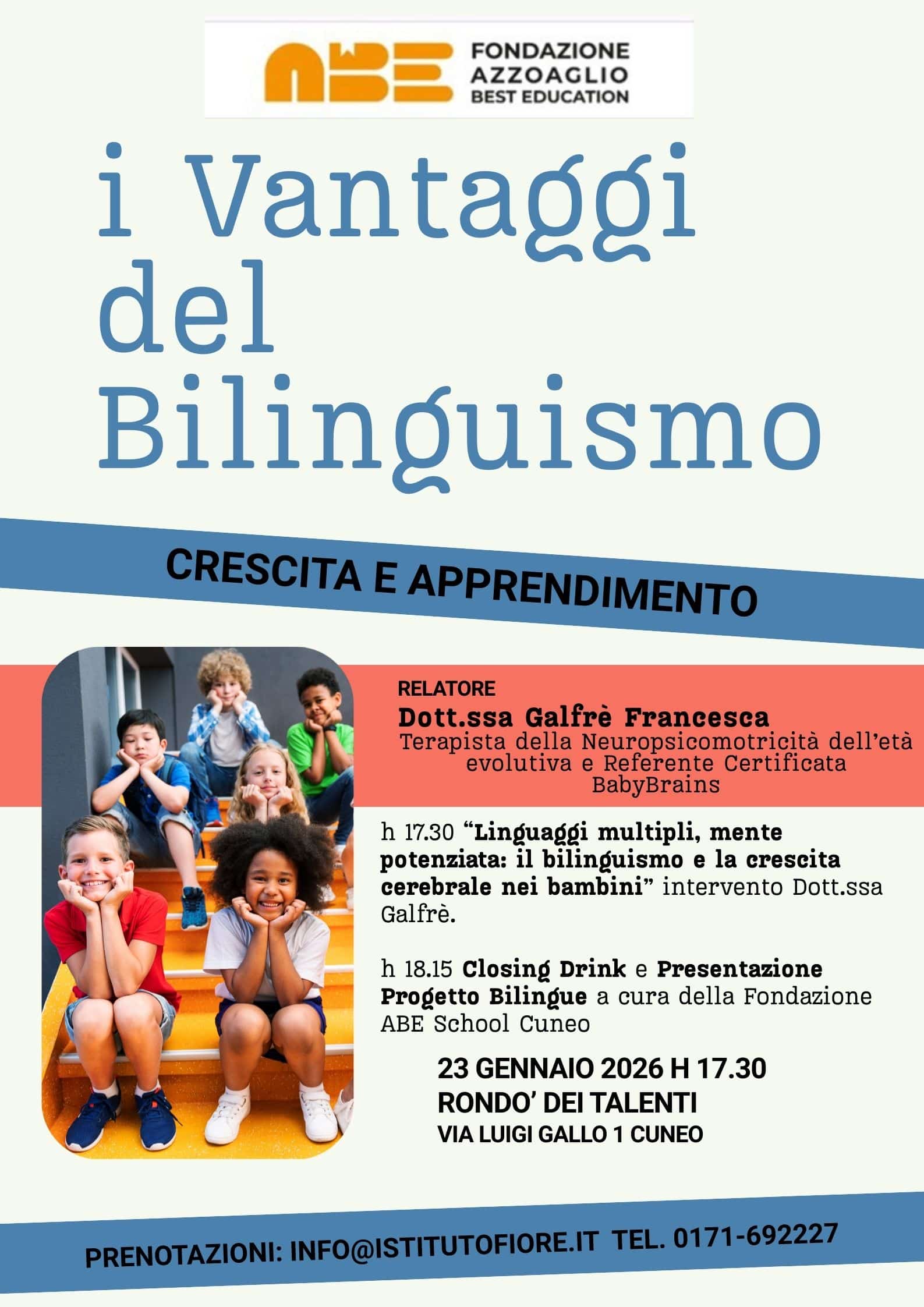 I VANTAGGI DEL BILINGUISMO