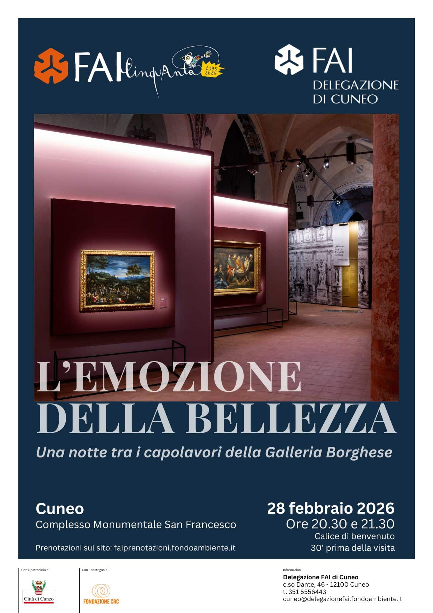 L'émerveillement de la beauté. Une nuit parmi les chefs-d'œuvre de la Galerie Borghèse - visitez l'exposition « La Galerie Borghèse : De Raphaël à Bernini »