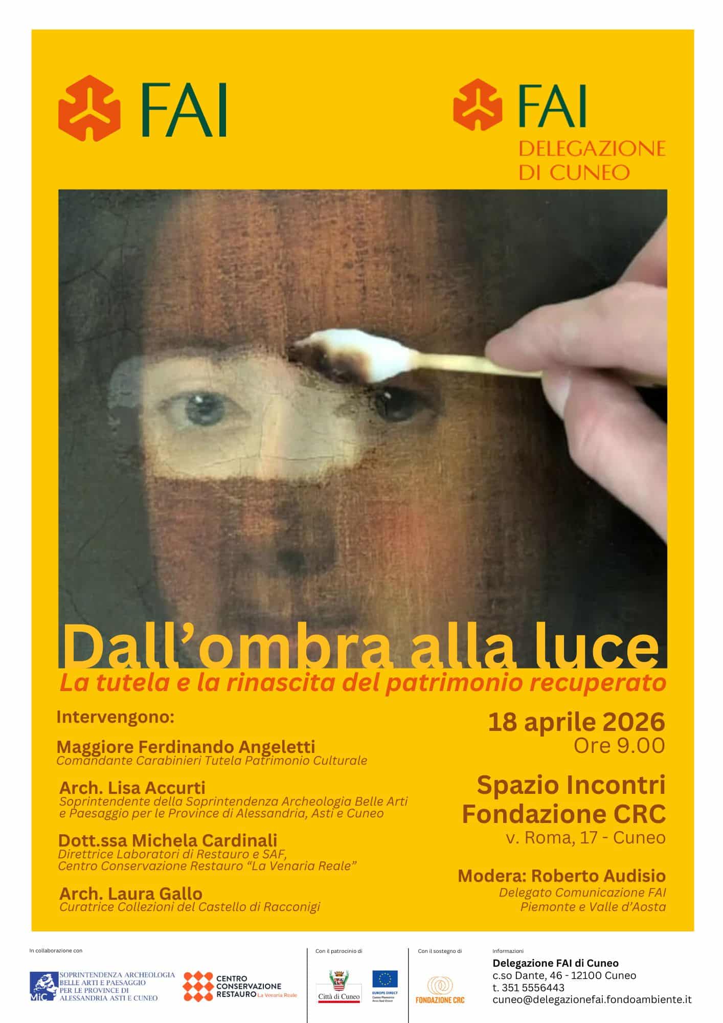 DALL’OMBRA ALLA LUCE. La tutela e la rinascita del patrimonio recuperato DALL’OMBRA ALLA LUCE. La tutela e la rinascita del patrimonio recuperato