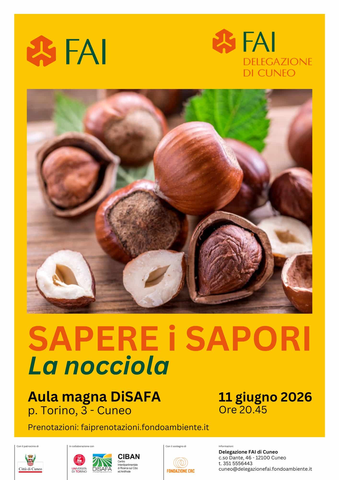 SAPERE I SAPORI. La nocciola