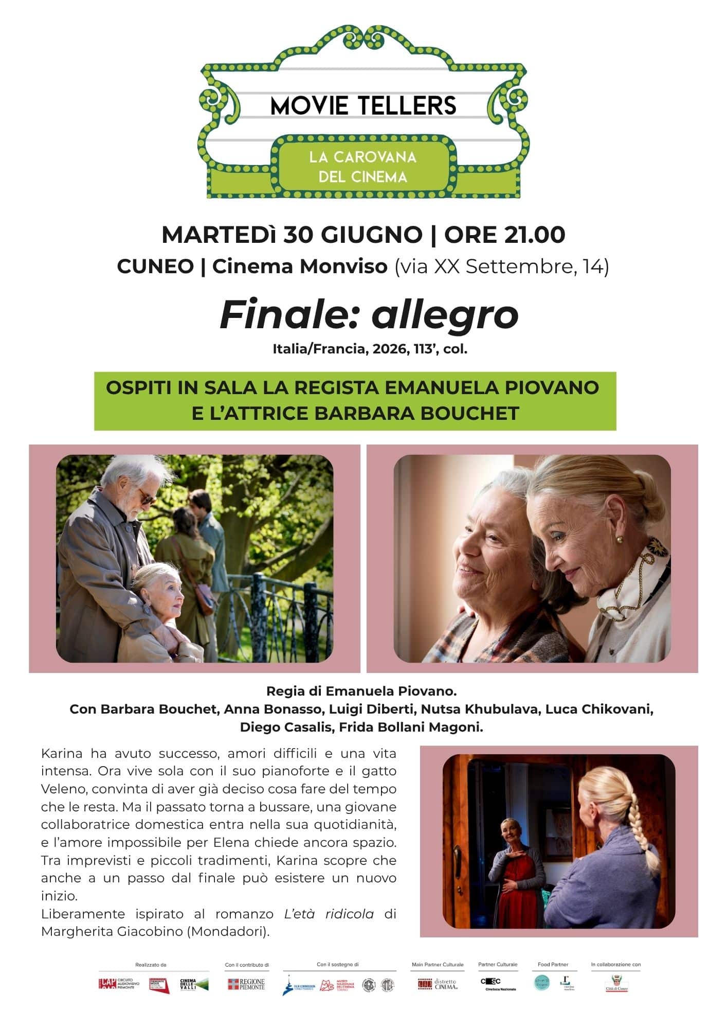 Projection gratuite de « Finale : Allegro » en présence de Barbara Bouchet
