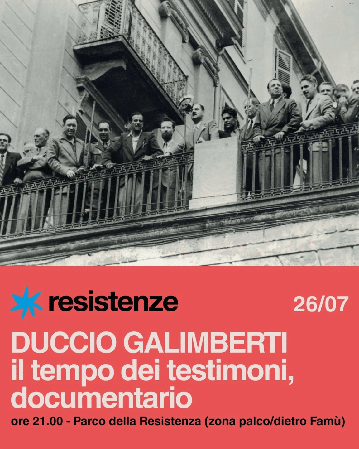 Résistances – En souvenir de Duccio Galimberti