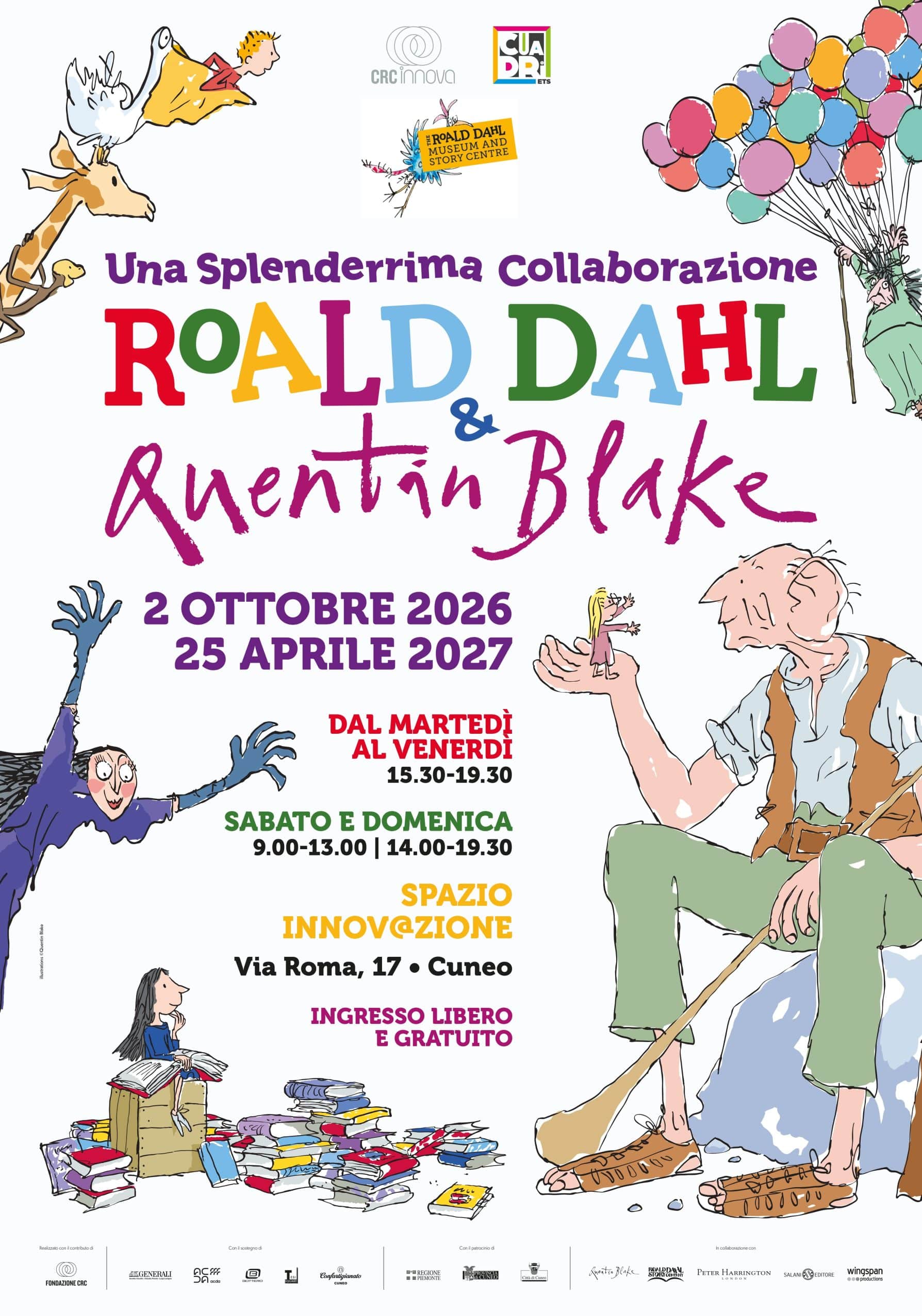Una splenderrima collaborazione. roald dahl & quentin blake
