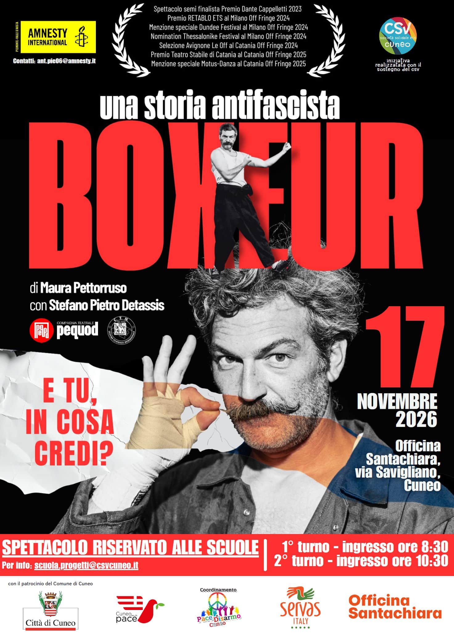 BOXEUR &ndash; riservato alle scuole