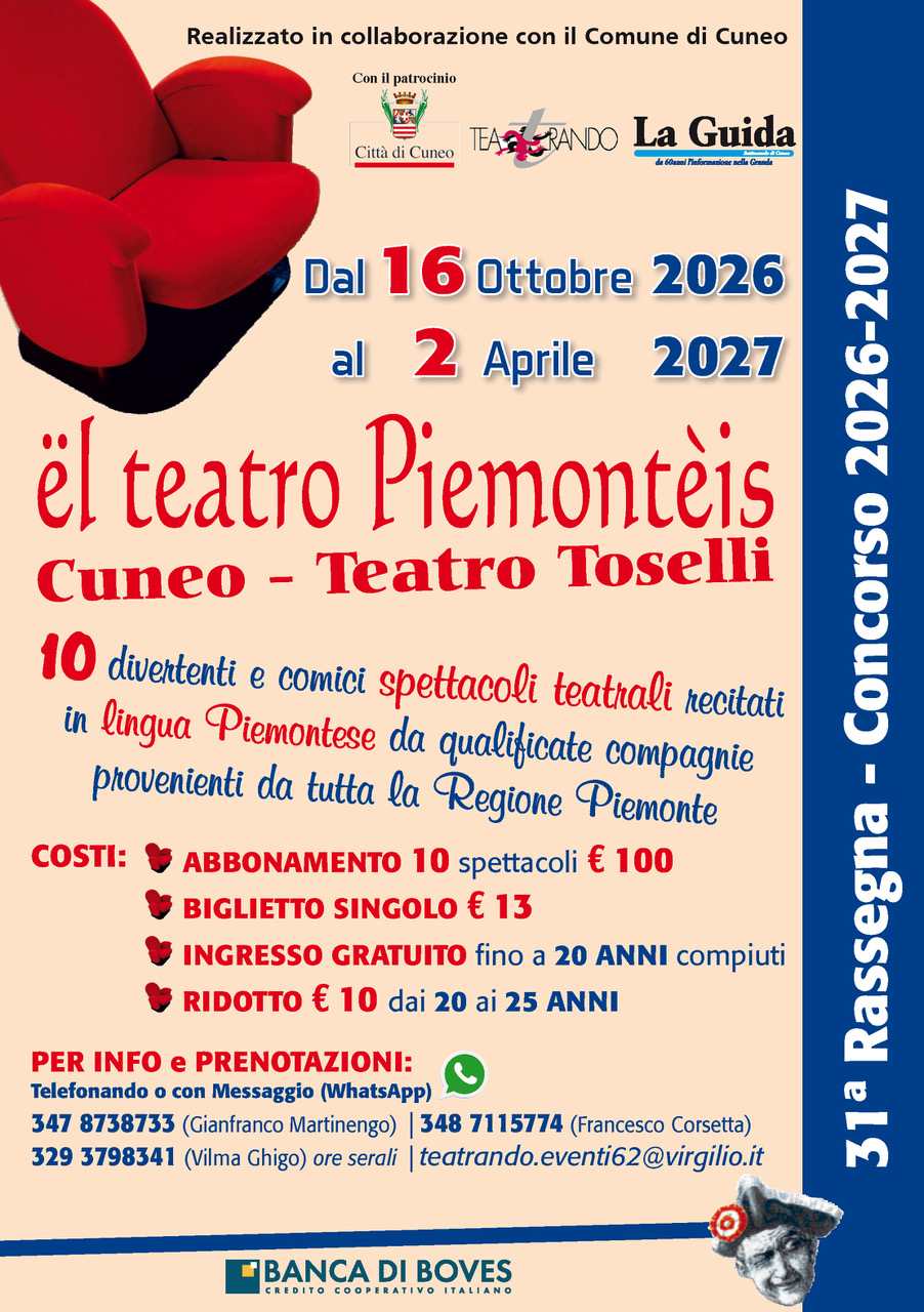 El teatro Piemonteis - rassegna concorso di teatro dialettale
