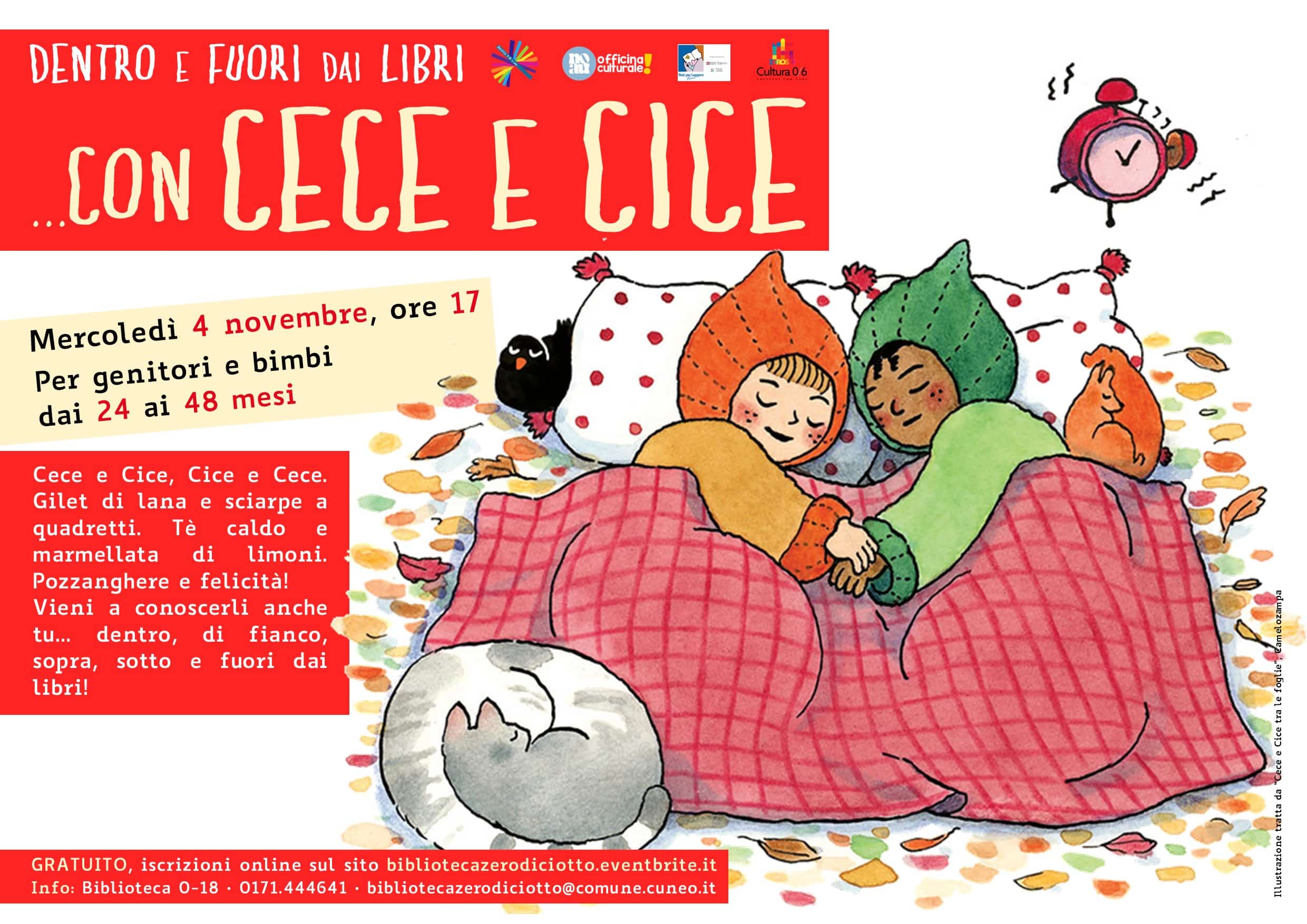 Dentro e fuori dai libri… con Cece e Cice (24-48 mesi)