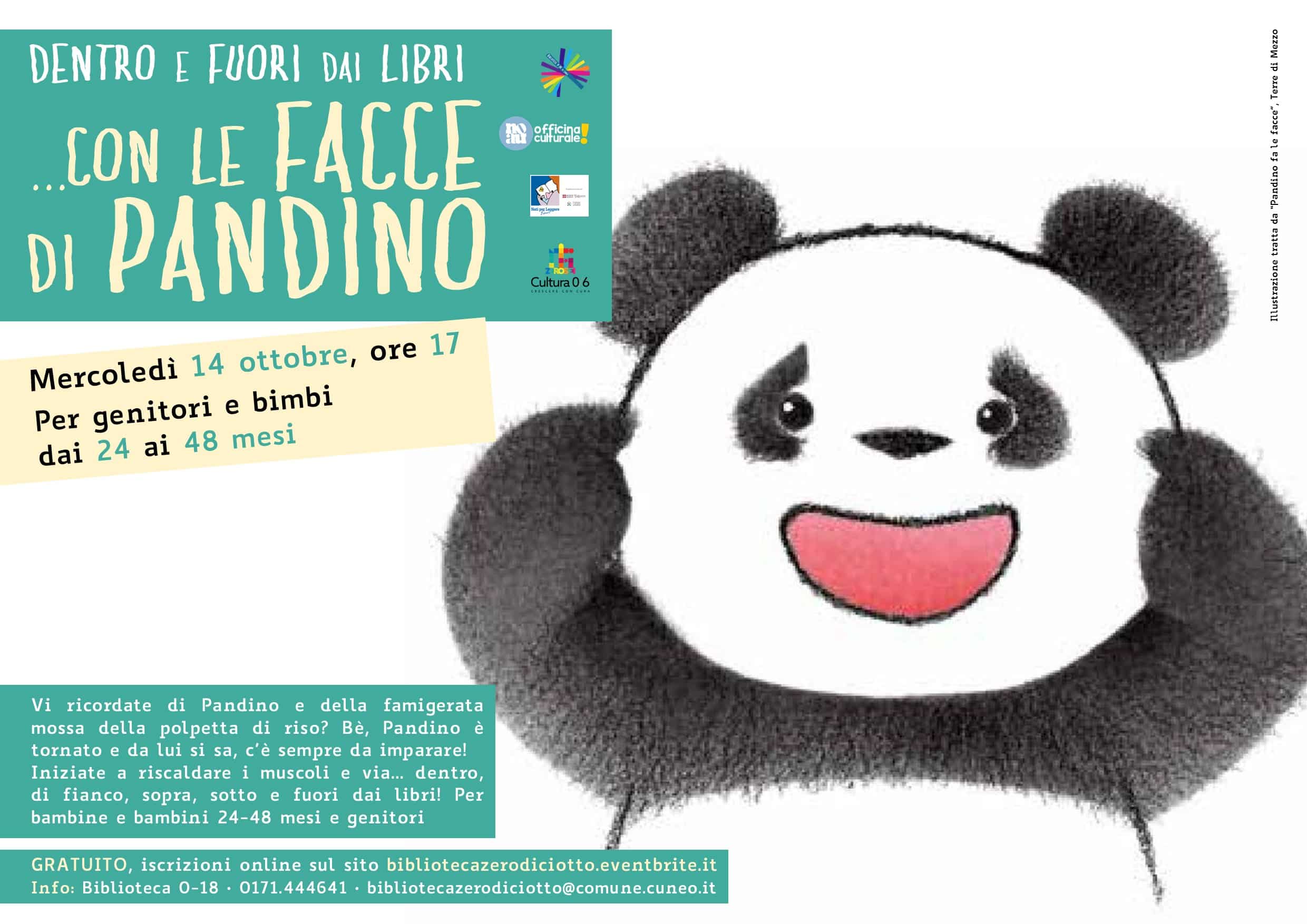 Dentro e fuori dai libri&hellip; con le facce di Pandino (24-48 mesi)