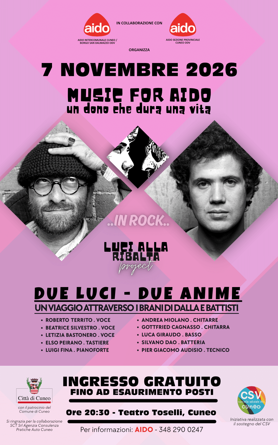 Music for Aido…….Un dono che dura una vita