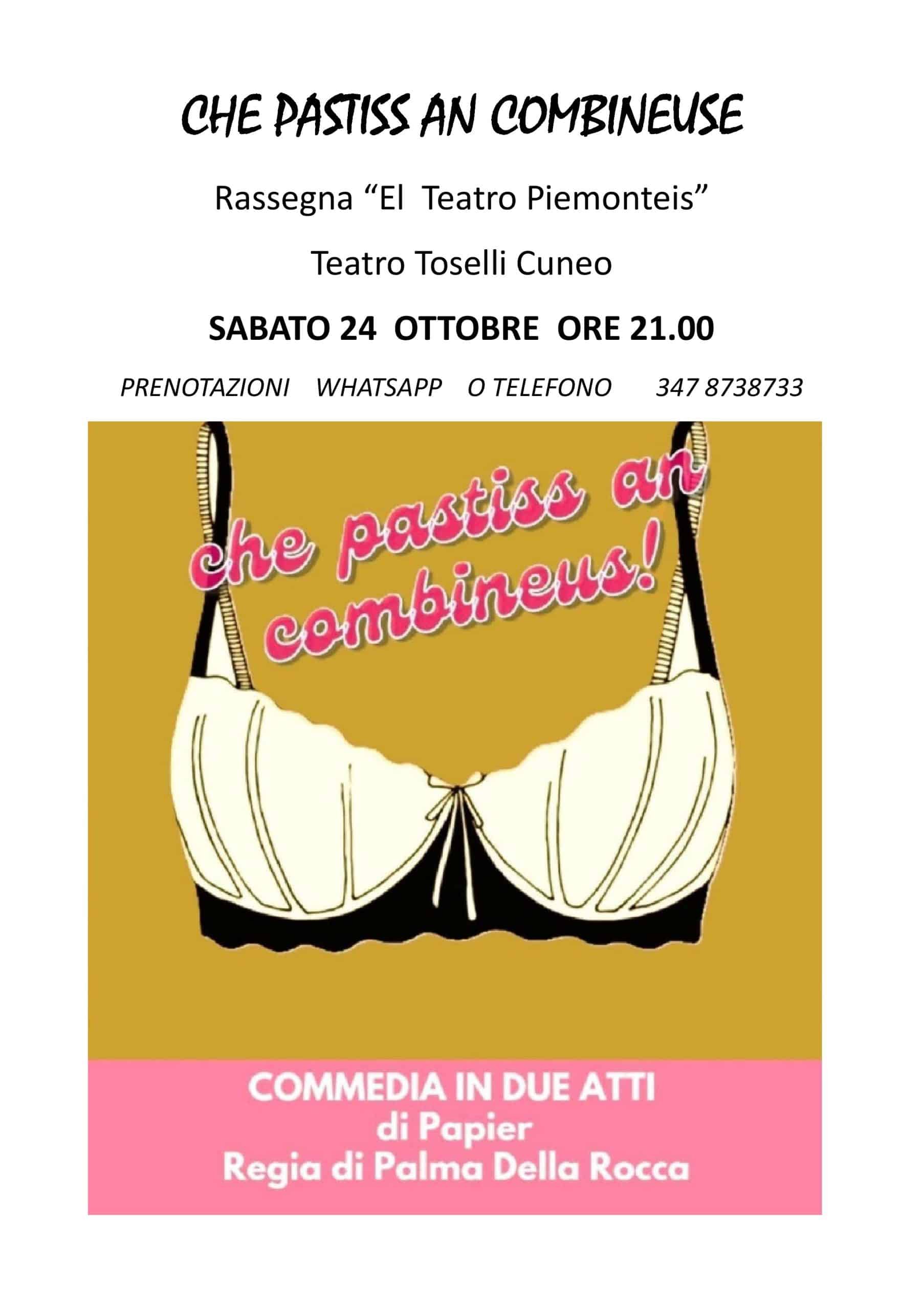 &ldquo;Che pastiss an combineuse!&rdquo; - Rassegna teatro dialettale